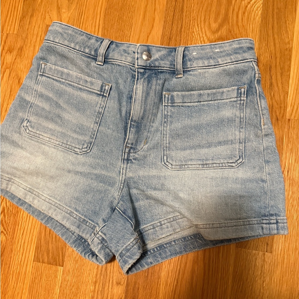 NWT Madewell Light Blue Emmett Jean Shorts